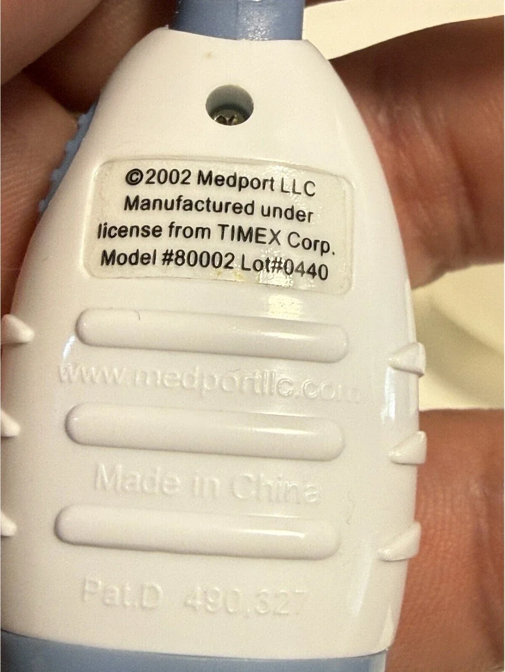 Timex digital thermometer featuring Indiglo night-light